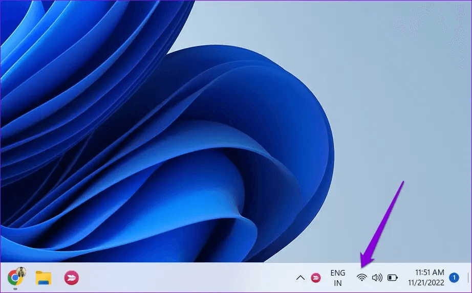 Check-Wi-Fi-Signal-Strength-From-Windows-Taskbar أفضل 6 طرق لعرض قوة إشارة Wi-Fi في Windows 11