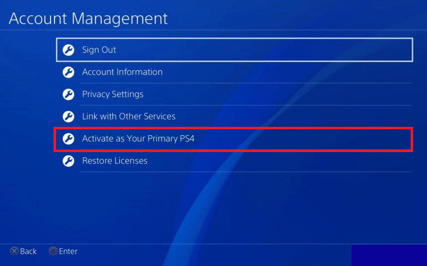 Choose-the-Activate-as-Your-Primary-PS4-option-1 كيفية تغيير الرقابة الأبوية على PS4
