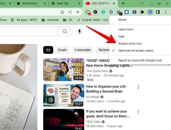 Chrome-Cast-Pin-to-Chrome.jpg كيفية توصيل جهاز Chromebook بجهاز تلفزيون