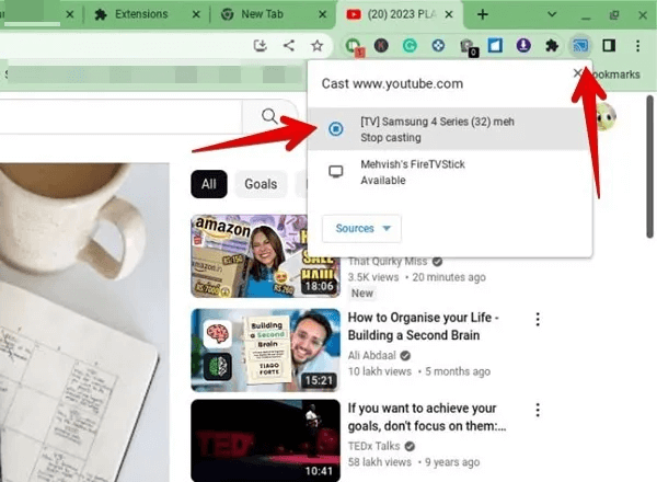 Chrome-Cast-Stop.jpg كيفية توصيل جهاز Chromebook بجهاز تلفزيون