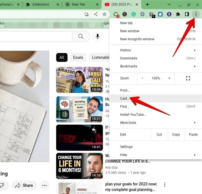 Chrome-Cast.jpg كيفية توصيل جهاز Chromebook بجهاز تلفزيون