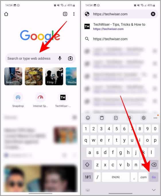 Chrome-on-Android كيفية إضافة موقع إلكتروني إلى الشاشة الرئيسية على iOS و Android