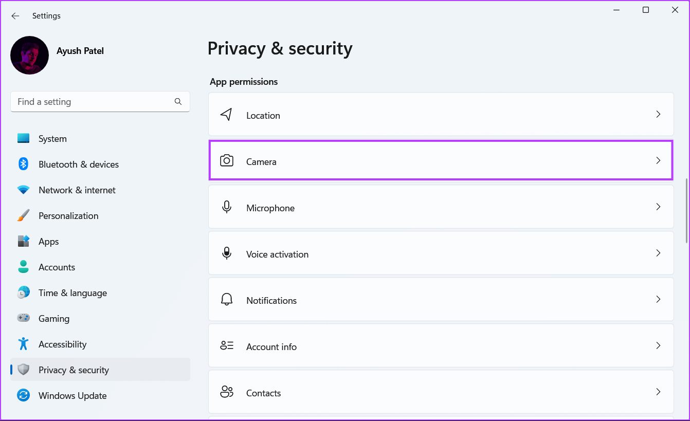 Click-On-Camera أفضل 7 طرق لإصلاح عدم عمل الكاميرا في Google Chrome على Windows 11