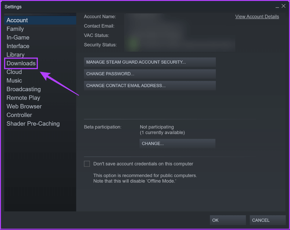 Click-On-Downloads-1 أفضل 9 طرق لإصلاح عدم تشغيل ألعاب Steam على Windows 11