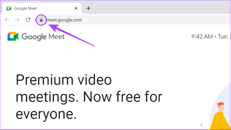 Click-On-Lock أفضل 7 طرق لإصلاح عدم عمل الكاميرا في Google Chrome على Windows 11