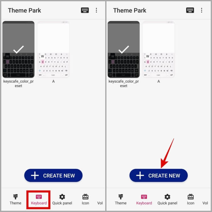 Create-Custom-Keyboard-Theme-on-Samsung-Galaxy-Phone كيفية تغيير سمة لوحة مفاتيح Samsung باستخدام وحدات Good Lock