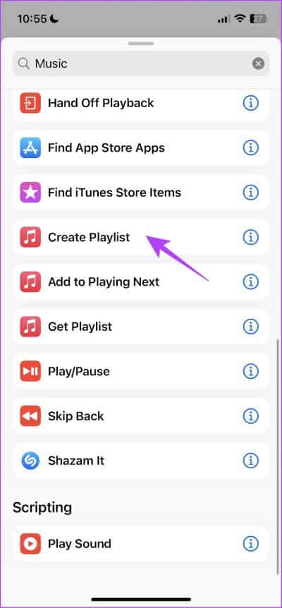 Create-playlist كيفية عمل قائمة تشغيل على Apple Music وفرزها على iPhone