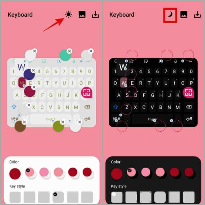 Customize-Samsung-Keyboard-in-Dark-Mode-on-Galaxy-Phone كيفية تغيير سمة لوحة مفاتيح Samsung باستخدام وحدات Good Lock