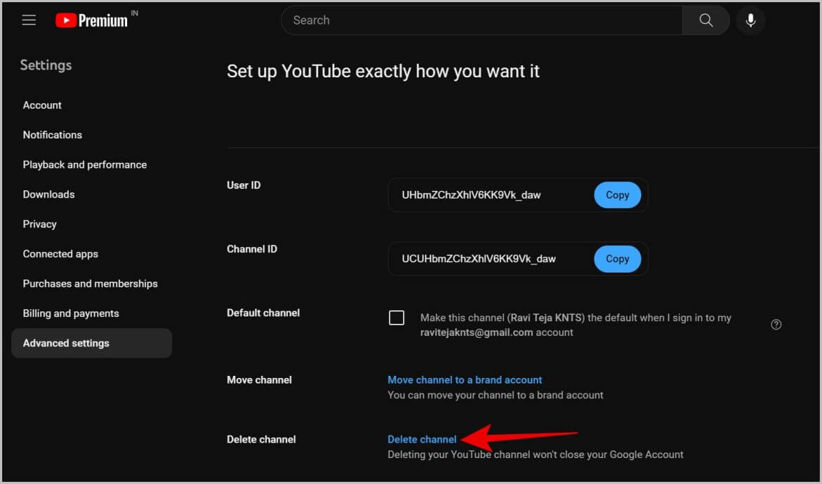 Delete-Channel-option-on-YouTube-1170x689-1 كيفية حذف قناتك على YouTube وقناة العلامة التجارية مع YouTube