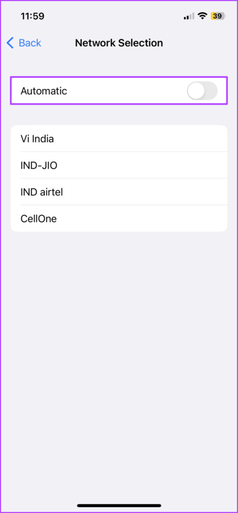 Disable-and-Enable-Automatic-Network-Selection-3-475x1024-1 ماذا يعني رمز SOS فقط على iPhone و 10 طرق لإصلاحه