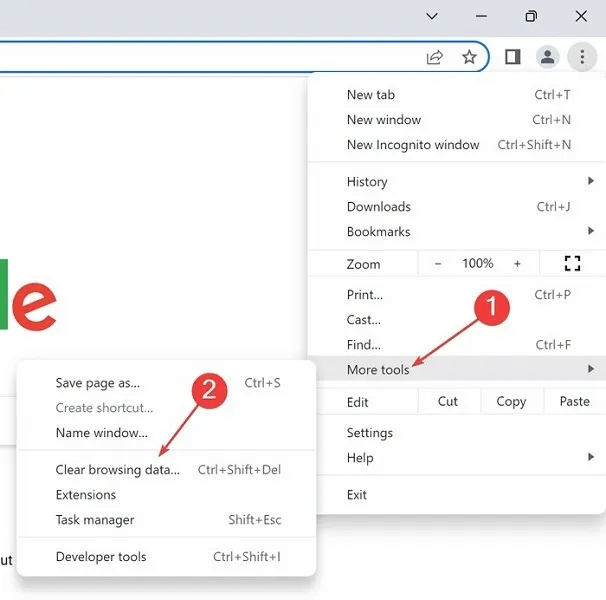 ERR-SLL-Protocol-Clear-Chrome-Cache.jpg كيفية إصلاح ERR_SSL_PROTOCOL_ERROR في Windows