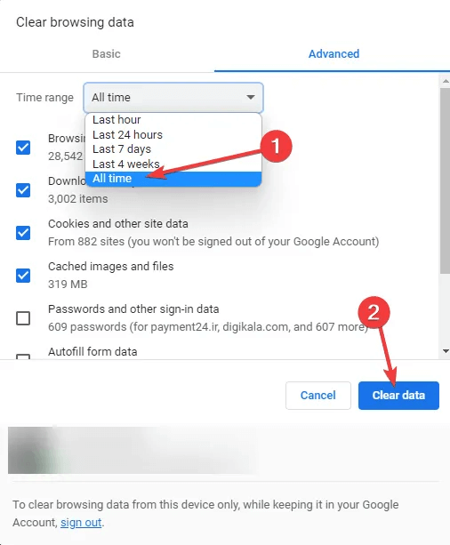 ERR-SLL-Protocol-chrome-history.png كيفية إصلاح ERR_SSL_PROTOCOL_ERROR في Windows