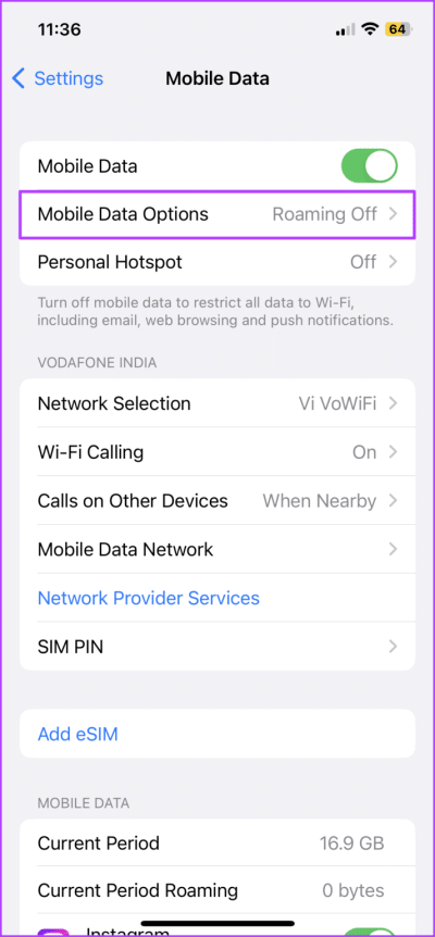 Enable-Data-Roaming-1-713x1536-1-e1671572944465 ماذا يعني رمز SOS فقط على iPhone و 10 طرق لإصلاحه