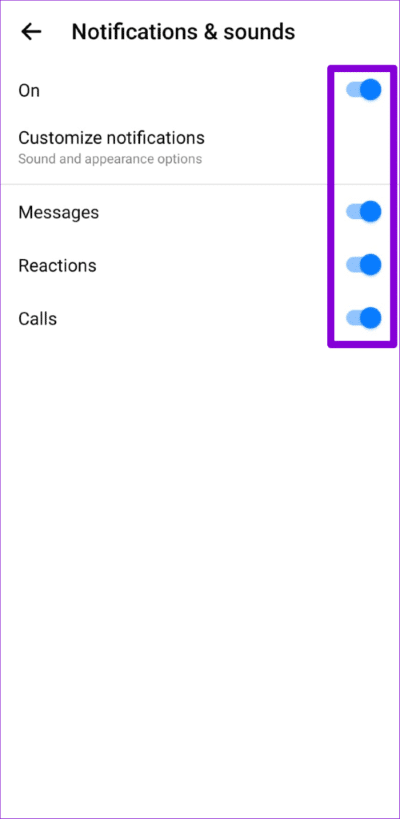 Enable-Messenger-Chat-Notifications-500x1024-1 أفضل 7 طرق لإصلاح عدك عمل صوت الإشعار على Facebook Messenger