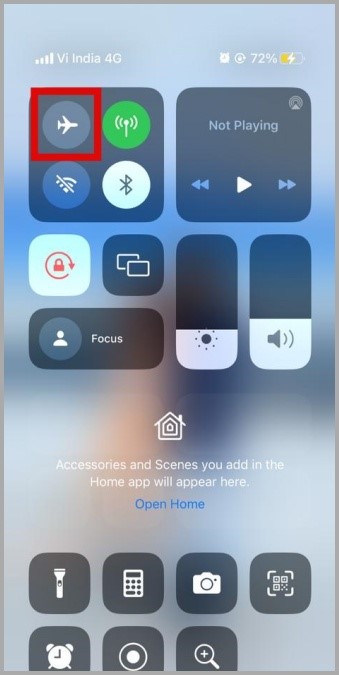 Enable-or-Disable-Airplane-Mode-on-iPhone أفضل 9 طرق لإصلاح عدم ظهور 5G على iPhone