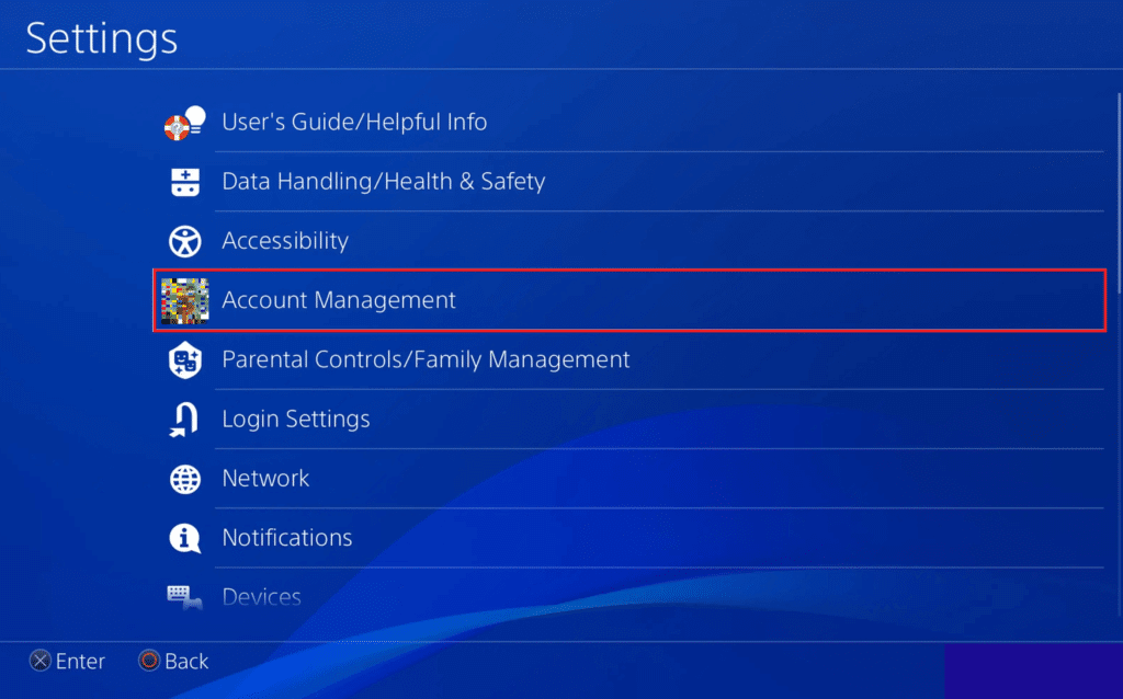 Enter-Account-Management-1024x638-1 كيفية تغيير الرقابة الأبوية على PS4