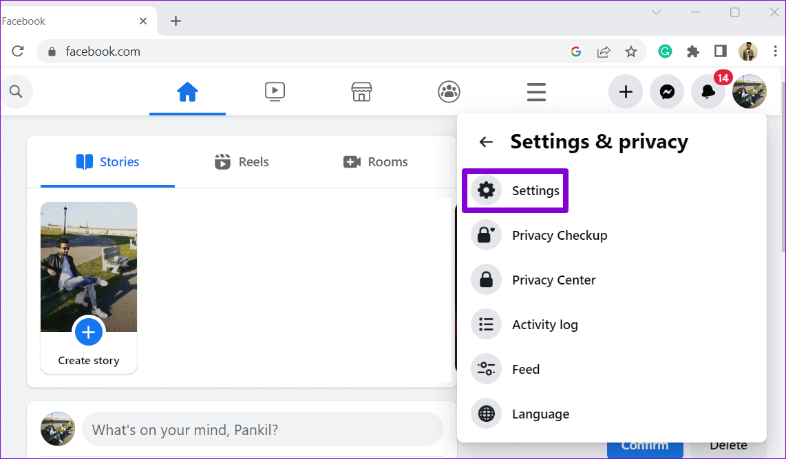 Facebook-Settings أفضل 6 طرق لإصلاح عدم تسجيل الدخول Facebook Messenger على Android و iPhone