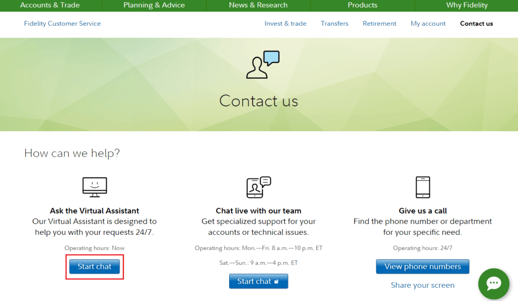 Fidelity-Customer-Service-page-1024x596-1 كيفية إغلاق حساب Fidelity