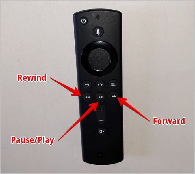 Fire-Tv-Remote-Forward ما هي الأزرار المختلفة الموجودة على جهاز التحكم عن بعد في Fire TV Remote