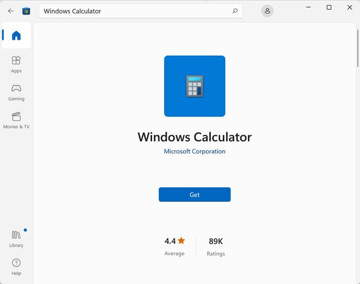 Fix-Calculator-Download-Calculator كيفية إصلاح عدم عمل تطبيق الآلة الحاسبة في Windows