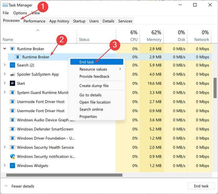 Fix-Calculator-Runtime-Broker كيفية إصلاح عدم عمل تطبيق الآلة الحاسبة في Windows