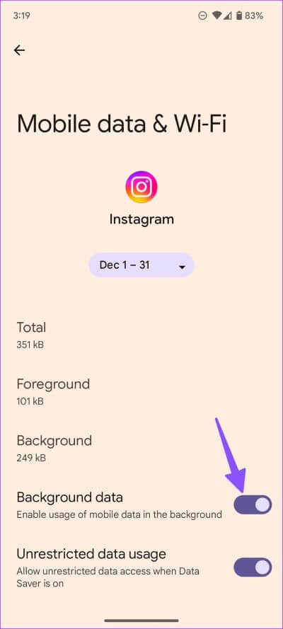 أفضل 9 طرق لإصلاح عدم عمل إشعارات Instagram ما لم تفتح L'application- %categories