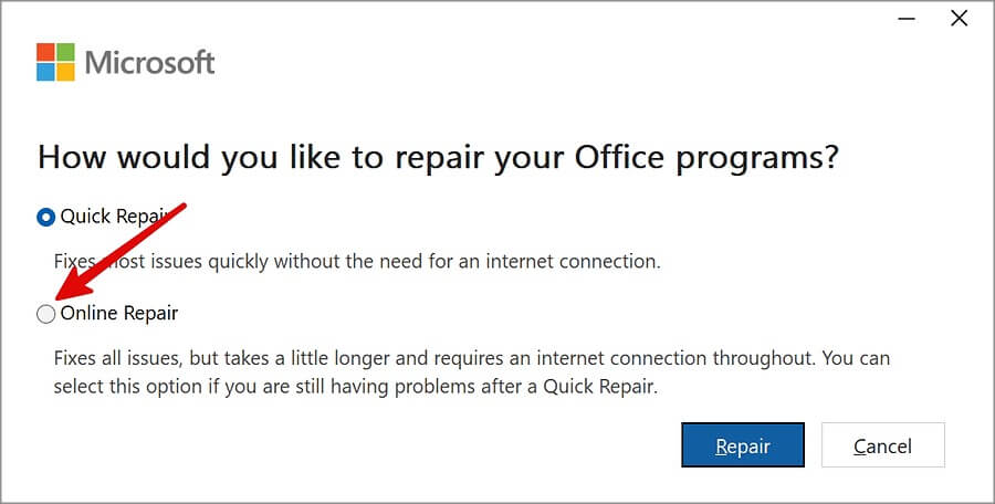 Fix-Microsoft-Office-Stuck-on-Getting-Things-Ready-5 أفضل 9 طرق لإصلاح مشكلة Microsoft Office عالق عند تجهيز الأشياء