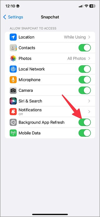 Fix-Snapchat-not-working-on-mobile-data-1 أفضل 9 طرق لإصلاح عدم عمل Snapchat على بيانات الجوال