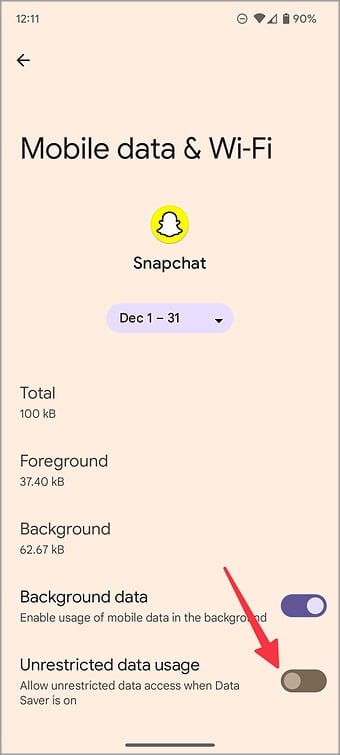 Fix-Snapchat-not-working-on-mobile-data-10 أفضل 9 طرق لإصلاح عدم عمل Snapchat على بيانات الجوال