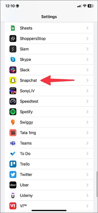 Fix-Snapchat-not-working-on-mobile-data-3 أفضل 9 طرق لإصلاح عدم عمل Snapchat على بيانات الجوال