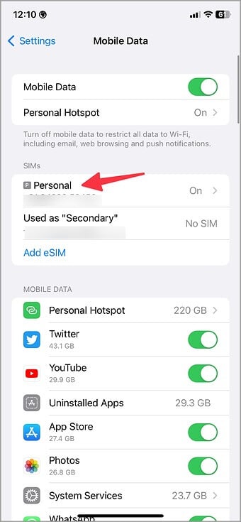 Fix-Snapchat-not-working-on-mobile-data-6 أفضل 9 طرق لإصلاح عدم عمل Snapchat على بيانات الجوال