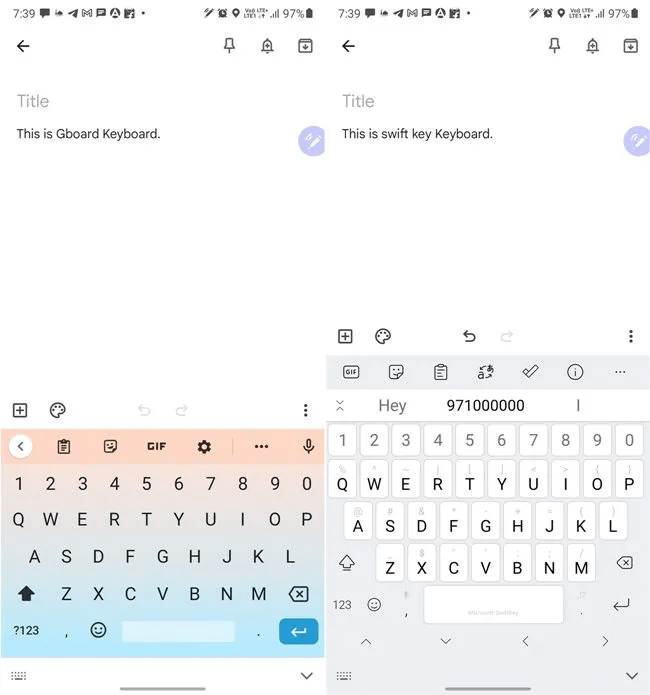 مقارنة بين Gboard و Samsung Keyboard و SwiftKey: أيهما أفضل؟ - %categories