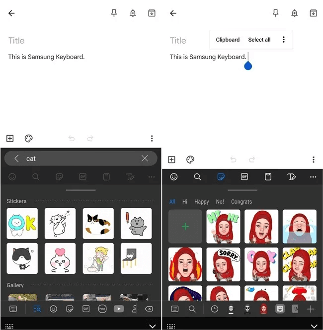 Gboard-vs-SwiftKey-vs-Samsung-Keyboard-Emojis.jpg مقارنة بين Gboard و Samsung Keyboard و SwiftKey: أيهما أفضل؟