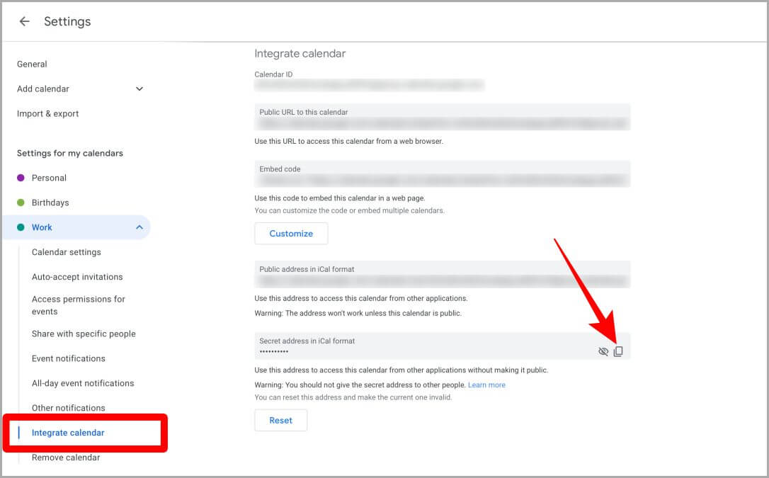 Google-Calendar-Settings-on-Web 3 طرق لإضافة تقويم Google إلى iPhone