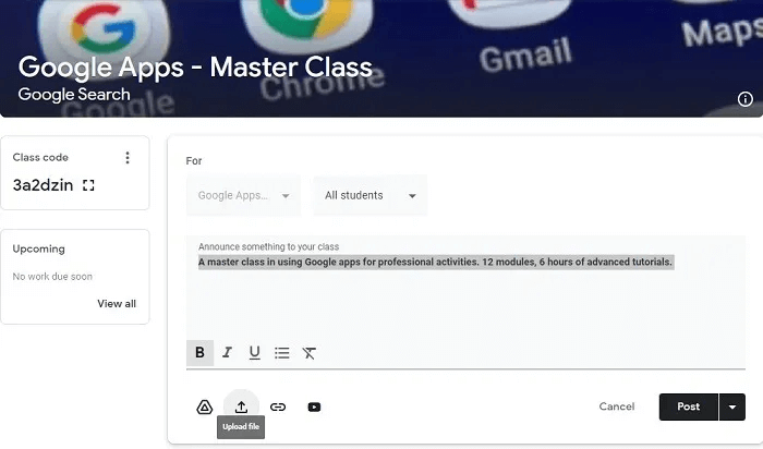 Google-Classroom-Adding-Info.jpg أفضل النصائح والبرامج التعليمية لـ Google Classroom