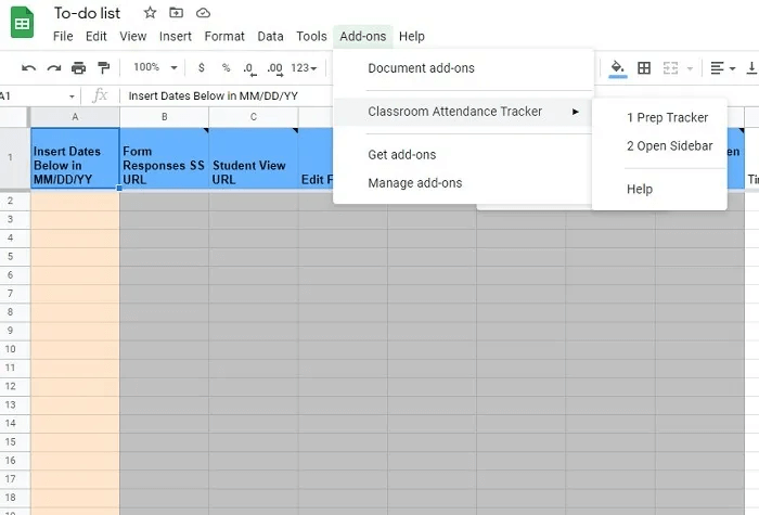 Google-Classroom-Attendance-Tracker-Sheets.jpg أفضل النصائح والبرامج التعليمية لـ Google Classroom