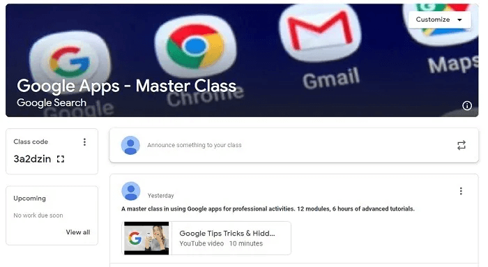 Google-Classroom-Class-Uploaded.jpg أفضل النصائح والبرامج التعليمية لـ Google Classroom