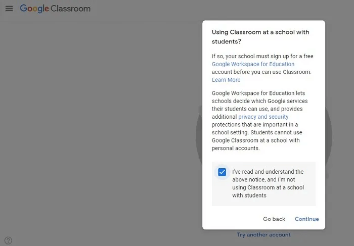 Google-Classroom-Disclaimer.jpg أفضل النصائح والبرامج التعليمية لـ Google Classroom