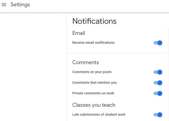 Google-Classroom-Settings.jpg أفضل النصائح والبرامج التعليمية لـ Google Classroom