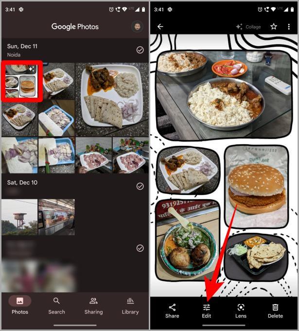 كيفية إنشاء وتحرير الصور المجمعة في Google Photos على الهاتف المحمول - %categories