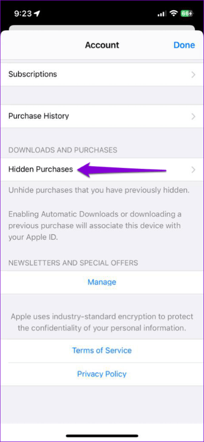 Hidden-Purchases-on-iPhone-474x1024-1 كيفية عرض وإدارة تطبيقاتك التي تم تنزيلها مسبقًا على Android و iPhone