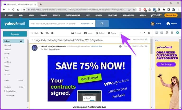 How-to-Block-Emails-on-Yahoo-1-768x465-1 كيفية حظر رسائل البريد الإلكتروني على Yahoo Mail