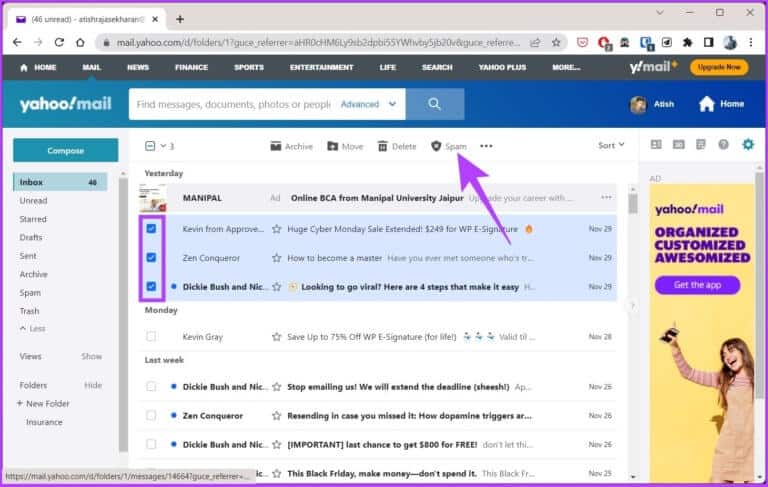 How-to-Block-Emails-on-Yahoo-11-768x487-1 كيفية حظر رسائل البريد الإلكتروني على Yahoo Mail