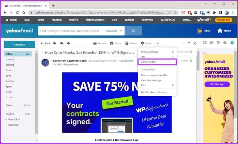 How-to-Block-Emails-on-Yahoo-2-768x465-1 كيفية حظر رسائل البريد الإلكتروني على Yahoo Mail