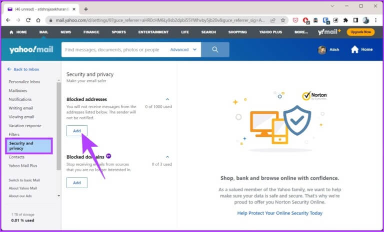 How-to-Block-Emails-on-Yahoo-7-768x465-1 كيفية حظر رسائل البريد الإلكتروني على Yahoo Mail