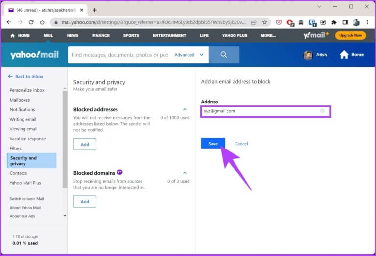 How-to-Block-Emails-on-Yahoo-8-768x524-1 كيفية حظر رسائل البريد الإلكتروني على Yahoo Mail