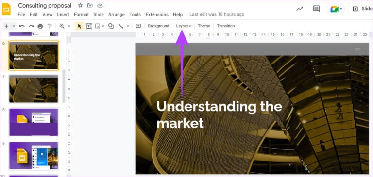 كيفية تغيير الخلفية والتخطيط على Google Slides - %categories