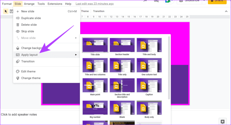 كيفية تغيير الخلفية والتخطيط على Google Slides - %categories