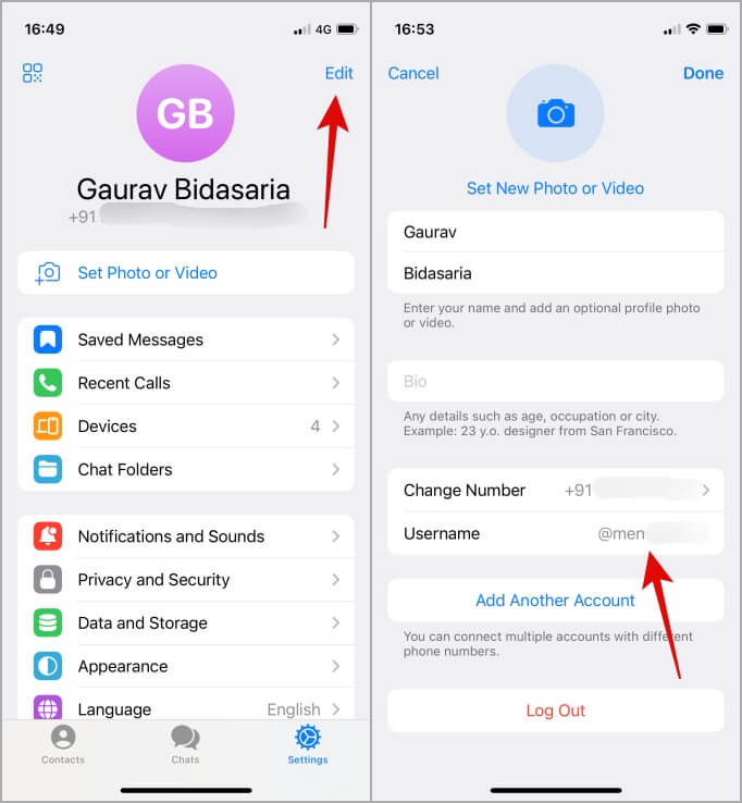 How-to-Copy-Telegram-Profile-link-2 كيفية نسخ ملف تعريف Telegram ، المجموعة ، القناة ، روابط الرسائل