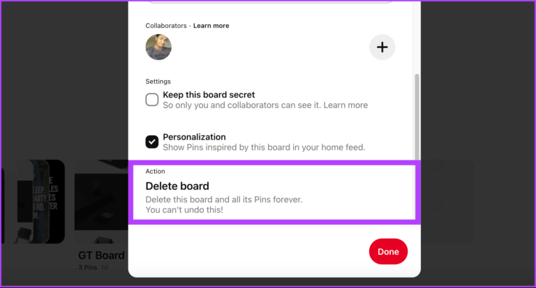 How-to-Delete-Boards-From-Pinterest_27-768x413-1 كيفية حذف اللوحات من Pinterest وبدائل الحذف
